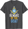 Freemasonry Square And Compasses Goat Design T-Shirt