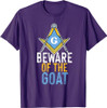 Freemasonry Square And Compasses Goat Design T-Shirt