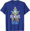 Freemasonry Square And Compasses Goat Design T-Shirt