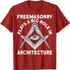 Freemasonry Architecture Square And Compasses T-Shirt