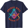 PHA Prince Hall Affiliated Freemason Square & Compass Masonic T-Shirt