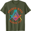 PHA Prince Hall Affiliated Freemason Square & Compass Masonic T-Shirt