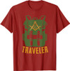 Masonic Freemasonry Fraternal Square Compass Traveler T-Shirt