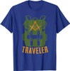 Masonic Freemasonry Fraternal Square Compass Traveler T-Shirt