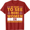 Freemasonry Design For Fraternity Builder And Member T-Shirt