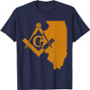 Illinois Masons Grand Lodge AF&AM Freemason Fathers Day Gift T-Shirt