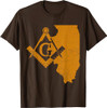 Illinois Masons Grand Lodge AF&AM Freemason Fathers Day Gift T-Shirt