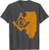 Illinois Masons Grand Lodge AF&AM Freemason Fathers Day Gift T-Shirt
