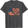 Freemason USA American Flag Freemasonry 4th of July T-Shirt