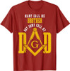 Mason Dad Square & Compass Masonic Shriner Freemason T-Shirt