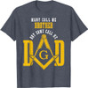 Mason Dad Square & Compass Masonic Shriner Freemason T-Shirt