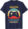 Mason Name Gift - Personalized Legendary Gamer T-Shirt