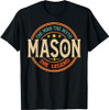 MASON The Man The Myth The Legend Vintage Personalized T-Shirt