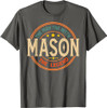 MASON The Man The Myth The Legend Vintage Personalized T-Shirt