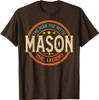 MASON The Man The Myth The Legend Vintage Personalized T-Shirt