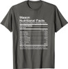 Mason Funny Name Nutritional Facts T-Shirt