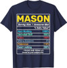 Mason Nutrition Facts Awesome Man Premium T-Shirt