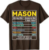 Mason Nutrition Facts Awesome Man Premium T-Shirt