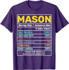 Mason Nutrition Facts Awesome Man Premium T-Shirt