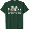 Real Masons Spread Love & Light, Freemason T-Shirt