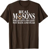 Real Masons Spread Love & Light, Freemason T-Shirt