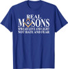 Real Masons Spread Love & Light, Freemason T-Shirt