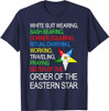 OES Sister Working Traveling Praying Thanksgiving Christmas T-Shirt