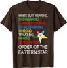 OES Sister Working Traveling Praying Thanksgiving Christmas T-Shirt
