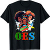 OES Sisters Afro Squad Team Eastern Star Women's Equality T-Shirt