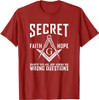 Its Not A Secret Masonic Master Square And Compass Freemason T-Shirt