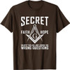 Its Not A Secret Masonic Master Square And Compass Freemason T-Shirt