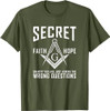 Its Not A Secret Masonic Master Square And Compass Freemason T-Shirt