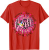 OES Fight Faith Hope Love Support Breast Cancer Awareness T-Shirt