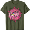 OES Fight Faith Hope Love Support Breast Cancer Awareness T-Shirt