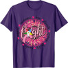 OES Fight Faith Hope Love Support Breast Cancer Awareness T-Shirt