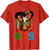 OES Afro Sisters Squad Team Eastern Star Women's Equality T-Shirt