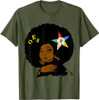 OES Afro Melanin Sister Order the Eastern Star Mother's Day T-Shirt
