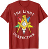 OES Mason The Light Connection Star Square Parents Christmas T-Shirt