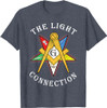 OES Mason The Light Connection Star Square Parents Christmas T-Shirt
