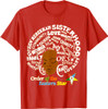 OES Sister Afro PHA Queen Order the Eastern Star Christmas T-Shirt