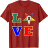 OES Love Sister Order of the Eastern Star Parents' Christmas T-Shirt