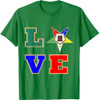 OES Love Sister Order of the Eastern Star Parents' Christmas T-Shirt