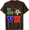 OES Love Sister Order of the Eastern Star Parents' Christmas T-Shirt