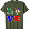 OES Love Sister Order of the Eastern Star Parents' Christmas T-Shirt
