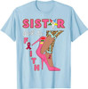 OES SiStar Leopard Walk By Faith Breast Cancer Awareness T-Shirt