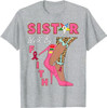 OES SiStar Leopard Walk By Faith Breast Cancer Awareness T-Shirt