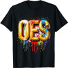 OES WaterColor Dripping water paint Order the Eastern Star T-Shirt