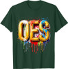 OES WaterColor Dripping water paint Order the Eastern Star T-Shirt