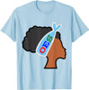 OES Head Band Afro Sister the Eastern Star Parents' Day T-Shirt