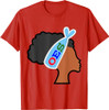 OES Head Band Afro Sister the Eastern Star Parents' Day T-Shirt